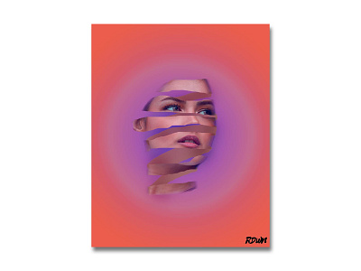 Facepeel Woman abstract abstract art design digital imaging photo editing photo manipulation photoshop poster poster design surreal