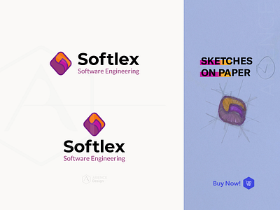 Softlex Logo design design for sale logo logo for sale logo maker logo sketch scalable vector graphics stock market stripe market web design
