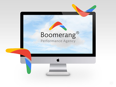 Boomerang boomerang logo google adwords graphic design logo design