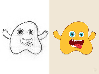 F O R S A L E! Monster Mascot 2d 3d emoji graphic design hug icon design icons mascot monster nice monster sketch vector