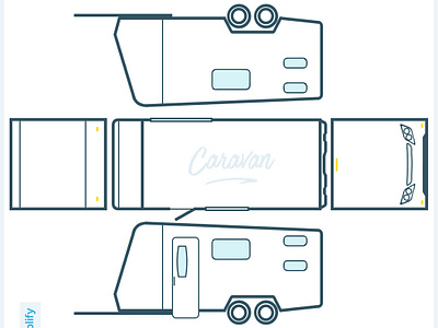 RVs from all angles view, sketches from photos by Ala Botnarescu on ...