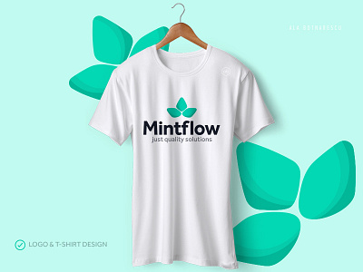 T-shirt and Logo Design 'Mintflow'