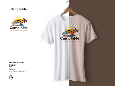 Logos and T-shirts Design for Caravan Hire Business