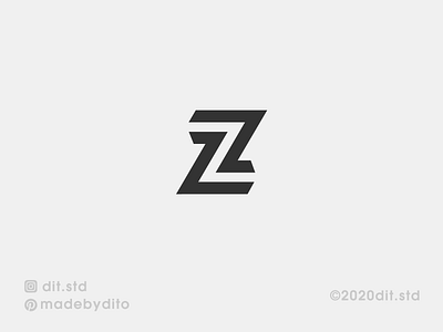 Exploring letter ZZ brandidentity branding design flat illustration letter z logo logoconcept logofolio logomark monogram