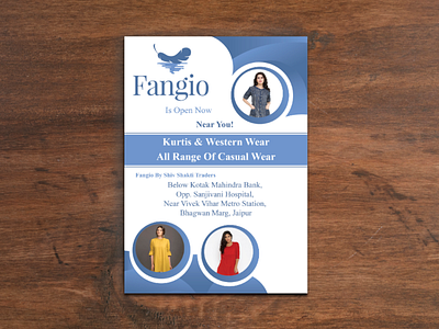 Fangio flyer design designing divya graphics fangio flyer design graphic design marketing flyer marketing material