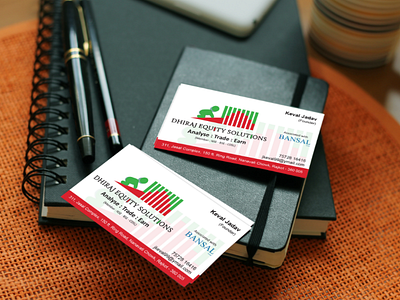 Dhiraj Equity Solutions Visiting Card visitingcard divyagraphics