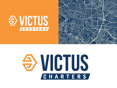 Victus charters – logo design