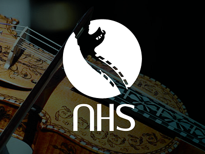 Branding NHS branding designadet dragon head logo norway violin