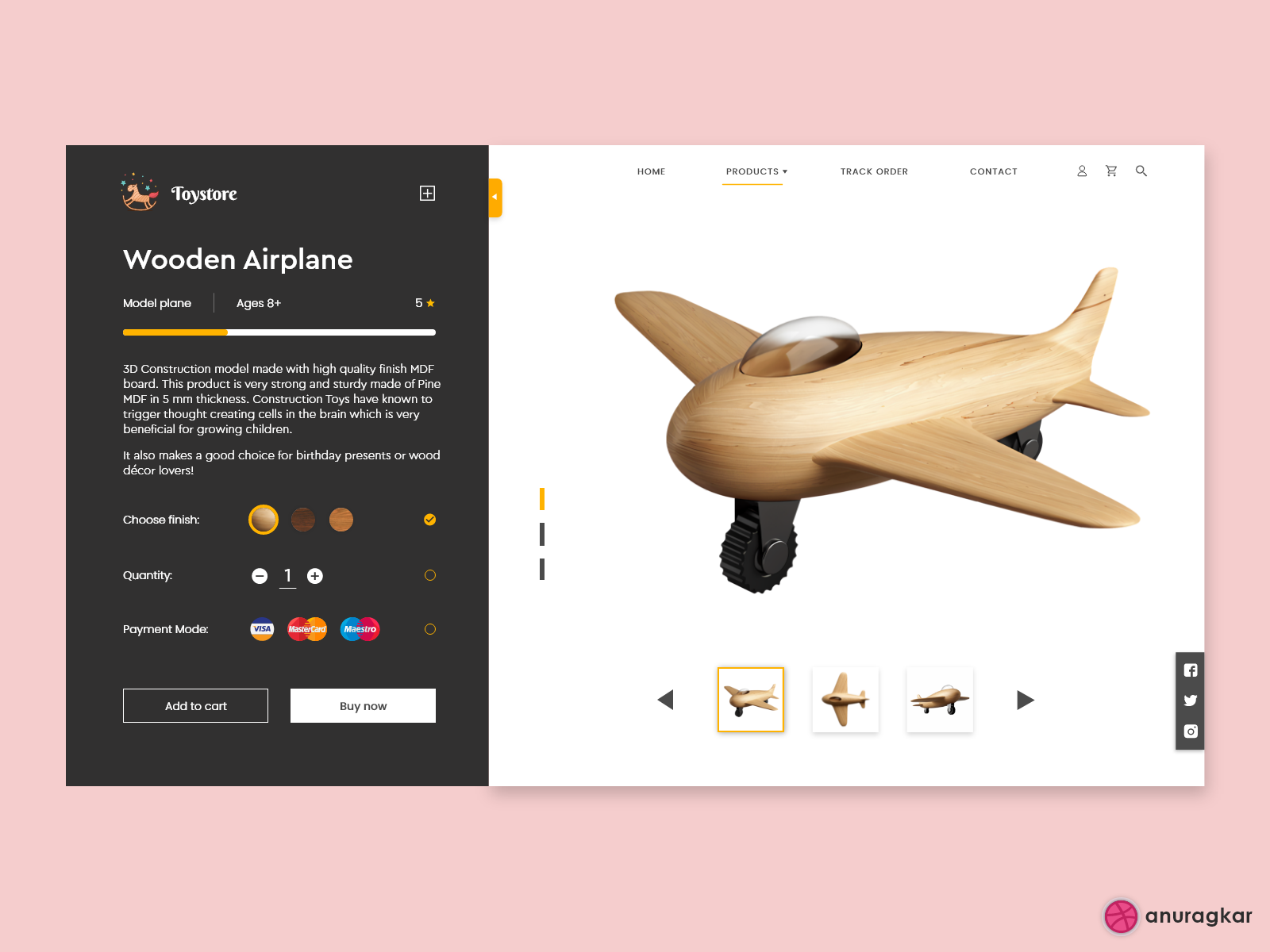 Toy Store Website- Concept Design By Anurag Kar On Dribbble