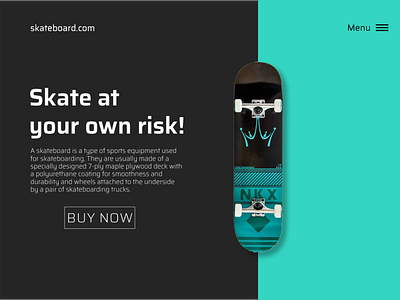 skateboard web design