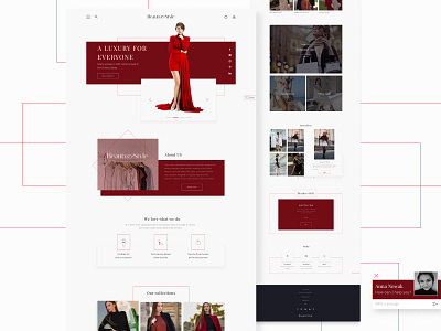 Beauty & Style 2.0 branding design ecommerce fashion shop landing page landing page design landingpage ui ui design web webdesign website