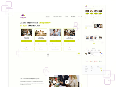 MentorLife design insurance ui ui design web webdesign website