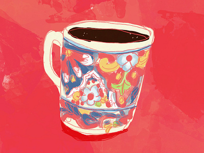 Coffee Mug – Natalia coffee design illustration procreate