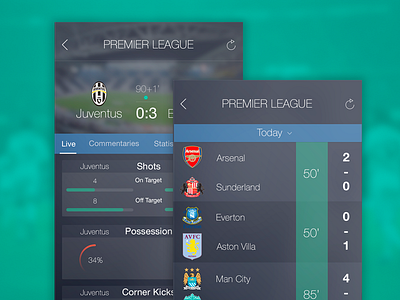 Livescore Redesign - Full