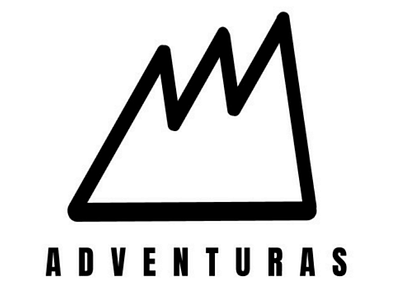 Adventuras logo adventure logo design