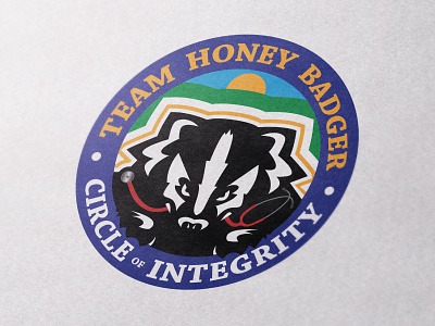 Team Honey Badger logo badger branding illustrator logo logo design marketing stethoscope vector