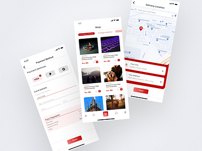 Mobile App design for a eCommerce Company