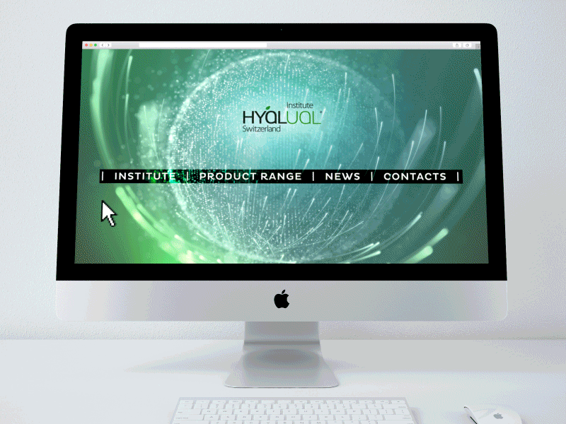 Hyalual // Website background sequences animated shot animation interaction ui web