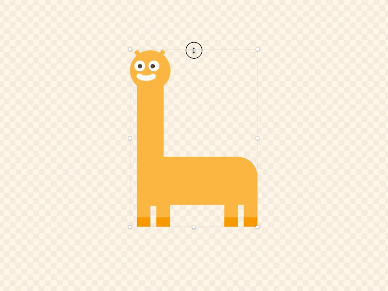 Giraffe Responsive / Sketch file character design free template freebies responsive sketch