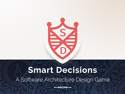 Smart Decisions game landing page software architecture website