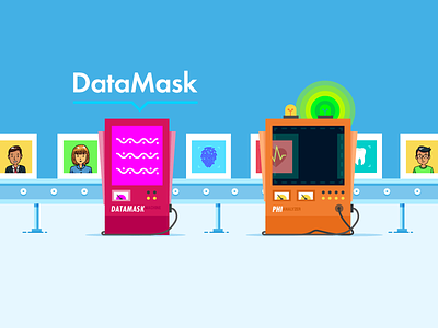 Data Mask Conveyor conveyor datamask illustration smooozy