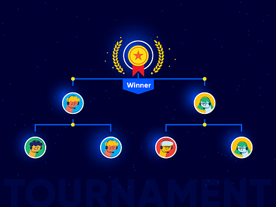 Tournament design flat illustration smooozy