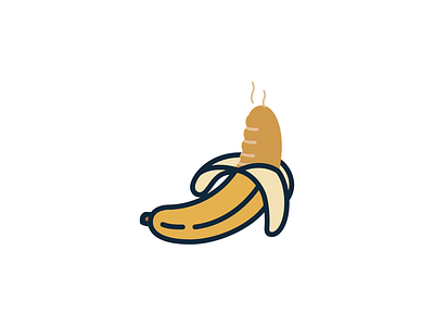 Banana Bread - 🍌+ 🍞 design flatdesign flaticon icon logo