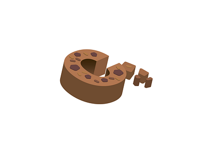 C stands for Cookie adobe alphabet c challenge cookies design illustration illustrator logo type typography