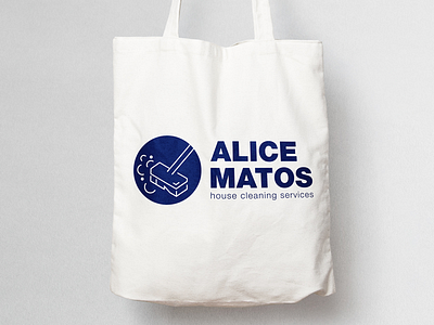 Alice Matos - House Cleaning Service brand branding cleaning desig illustrator minimalism type