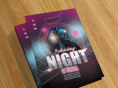 Party flyer. branding design dj flyer flyers party flyer vector