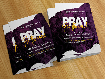 CHRIST CHURCH FLYER branding design dj flyer flyers party flyer vector