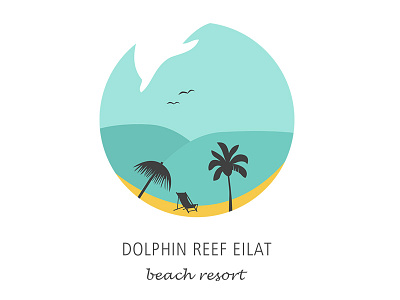 Dolphin Reef Resort brand dolphin dolphin reef logo resort water