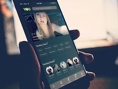 YouNow broadcasting app app broadcast live video new design