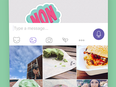 Viber's menu all you can send app new design pictures ui ux viber