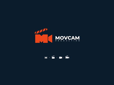 M logo design - Camera logo - Film logo