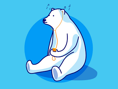 Polar Bear bear illustration music polar bear sound