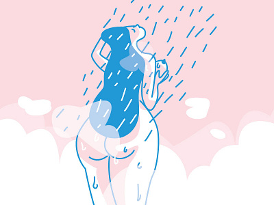 Juillet 2018 butt naked sexy shower
