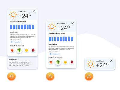 Weather Widget food sketch vegetables weather widget