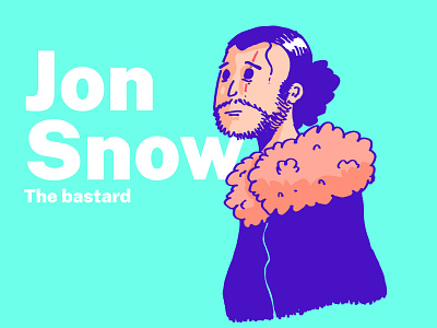 Jon Snow game of thrones got illustration jon snow vector winterfell