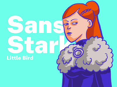 Sansa Stark game of thrones got illustration sansa stark