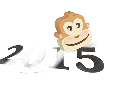 Year of the Monkey eraser monkey