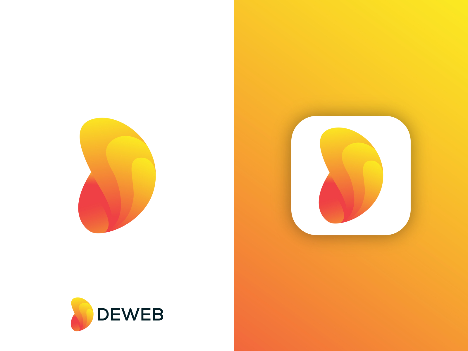 Deweb logo by Imon Hossen on Dribbble