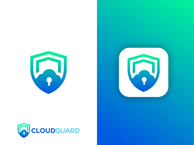 Cloud Guard Logo abstract logo app logo application logo brand identity branding cloud guard logo cloud logo colorful gradient logo graphic design logo logo design modern logo security logo shield logo vector