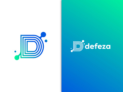 Defeza Tech Logo abstract logo app logo brand identity branding colorful art colorful logo d letter logo defeza logo gradient logo graphic design illustration logo logo design logotype minimalist logo modern logo tech tech logo technology logo vector