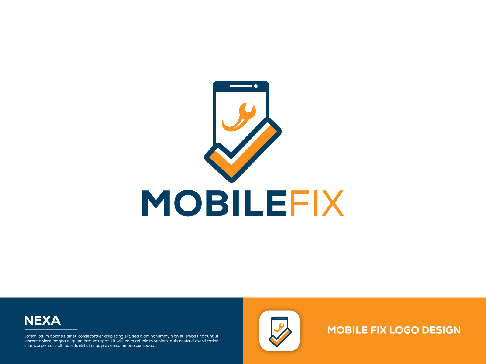 Mobile Fix logo by Imon Hossen on Dribbble