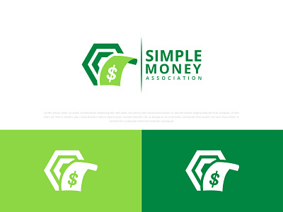 Simple Money brand identity branding consulting logo design financial logo graphic design illustration logo logo design money logo vector