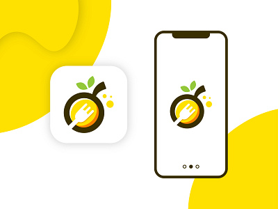 Fruit modern app icon logo