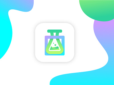 Biolab app icon logo 3d animation app icon logo app logo application brand identity branding business logo colorful design gradient logo graphic design icon design illustration logo logo design mobile app modern logo ui vector