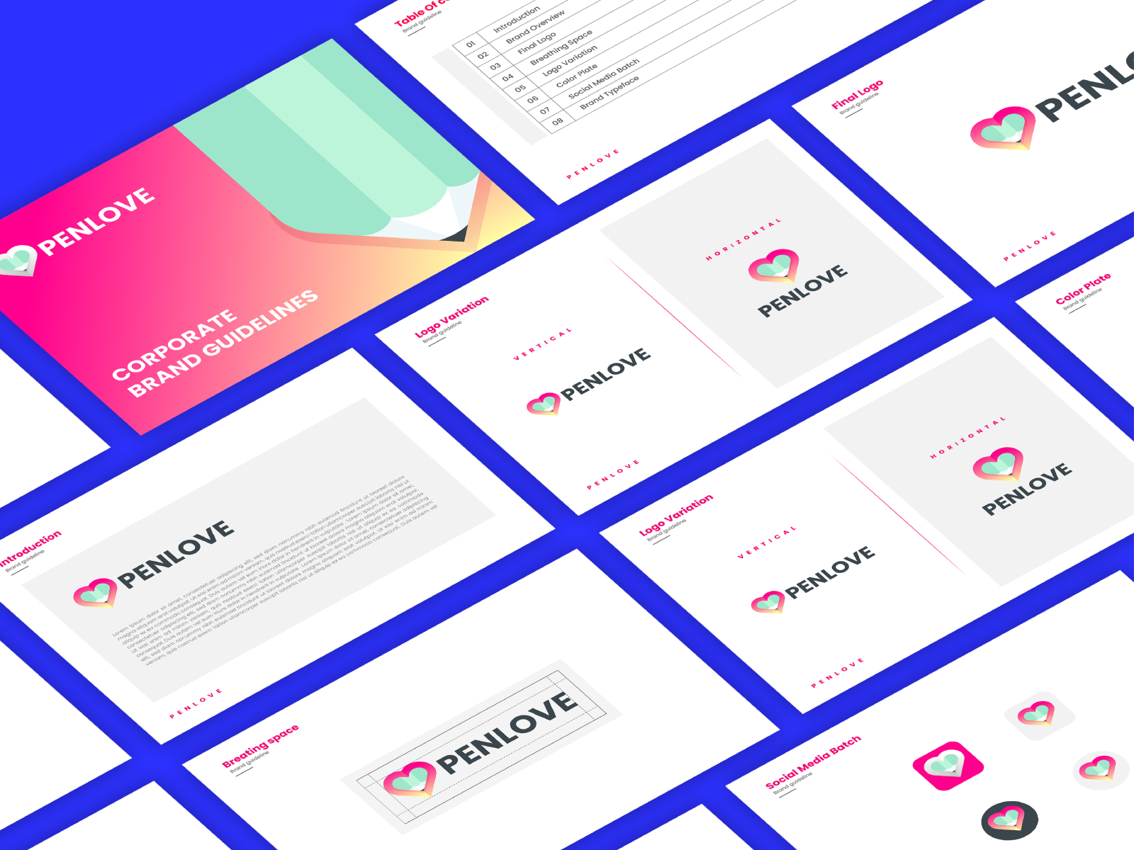 Penlove Brand Guidelines by Imon Hossen on Dribbble