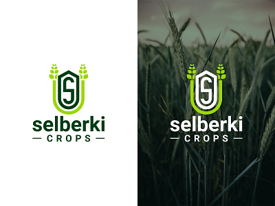 Selberki Crpos logo agriculture app logo brand identity branding business logo creative logo crops logo design eco logo flat logo illustration letter logo logo logo design minimalist logo modern logo professional logo ui unique logo vector